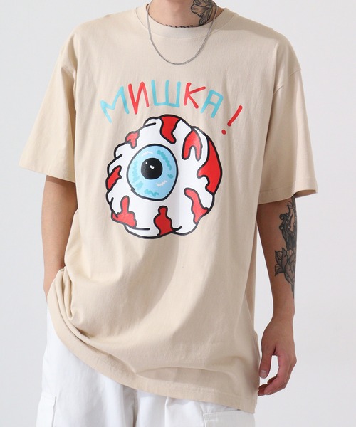 MISHKA(ミシカ)の「MISHKA MISHKA T-SHIRT グラフィックプリント 半袖 Tシャツ(Tシャツ/カットソー・メンズ・サンドベージュ/ダークブラウン/ブラック/ホワイト/ブラック系その他5/ホワイト系その他2/ホワイト系その他3/ホワイト系その他/ブラック系その他2/ブラック系その他4/ブラック系その他/ブラック系その他3/チャコールグレー/ホワイト系その他5/ホワイト系その他4/ライトオリーブ・M/XL/L/2XL)」の15枚目の写真