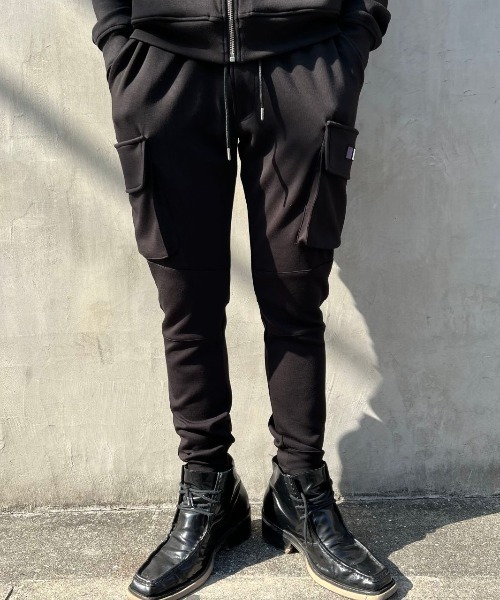 DANKE SCHON(ダンケシェーン)の「DankeSchon/ダンケシェーン/エンボストリコロールカーゴパンツ(カーゴパンツ・メンズ・ホワイト/ブラック/グレー・MEDIUM/LARGE)」の3枚目の写真