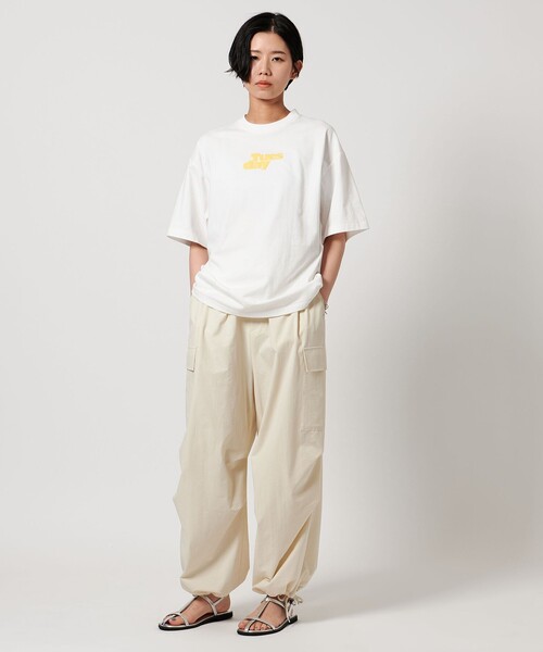CITEN(シテン)の「<CITEN>デイオブウィークロゴT(Tシャツ/カットソー・レディース・ダークブラウン/ホワイト/ライトピンク・S/M)」の5枚目の写真