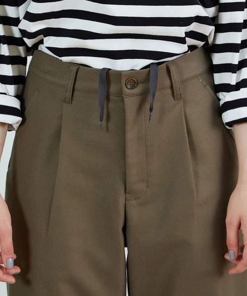 FRAPBOIS(フラボア)の「PARK イージースラックス(その他パンツ・レディース・ネイビー/ブラウン・0/1/3/2)」の10枚目の写真