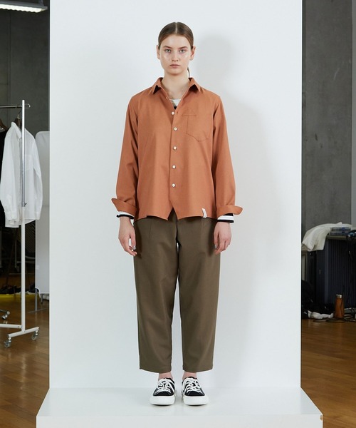 FRAPBOIS(フラボア)の「PARK イージースラックス(その他パンツ・レディース・ネイビー/ブラウン・0/1/3/2)」の13枚目の写真