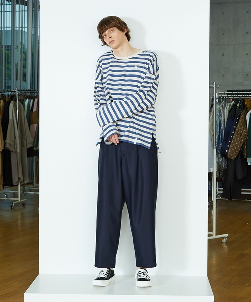 FRAPBOIS(フラボア)の「PARK イージースラックス(その他パンツ・レディース・ネイビー/ブラウン・0/1/3/2)」の21枚目の写真