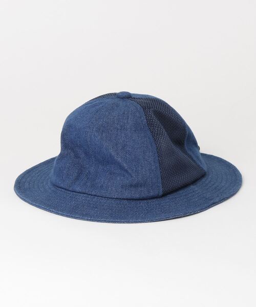 THE NORTH FACE(ザノースフェイス)の「ザ ノース フェイス THE NORTH FACE Kids Square Logo Mesh Hat_キッズ スクエアロゴメッシュハット(ハット・キッズ・ダークブルー/ブラック・J/L/J/M)」の3枚目の写真