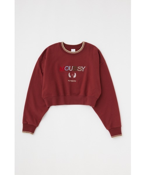 MOUSSY(マウジー)の「【ZOZO・一部店舗限定】MOUSSY OUTLINE プルオーバー(スウェット・レディース・ブラック/マジェンタ/ホワイト・FREE)」の3枚目の写真