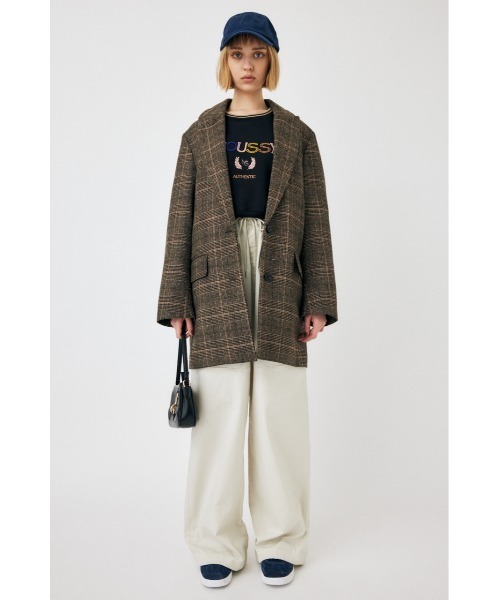 MOUSSY(マウジー)の「【ZOZO・一部店舗限定】MOUSSY OUTLINE プルオーバー(スウェット・レディース・ブラック/マジェンタ/ホワイト・FREE)」の6枚目の写真