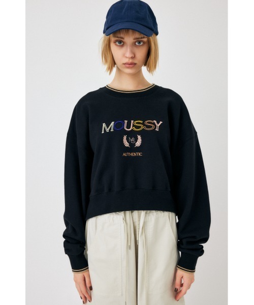 MOUSSY(マウジー)の「【ZOZO・一部店舗限定】MOUSSY OUTLINE プルオーバー(スウェット・レディース・ブラック/マジェンタ/ホワイト・FREE)」の7枚目の写真