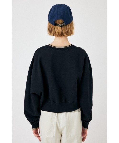 MOUSSY(マウジー)の「【ZOZO・一部店舗限定】MOUSSY OUTLINE プルオーバー(スウェット・レディース・ブラック/マジェンタ/ホワイト・FREE)」の9枚目の写真