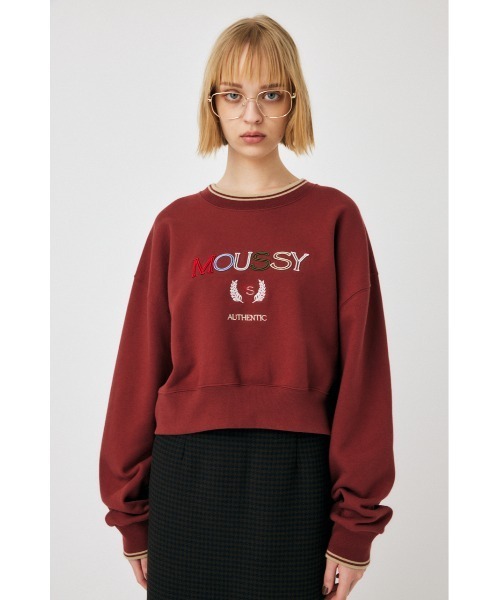 MOUSSY(マウジー)の「【ZOZO・一部店舗限定】MOUSSY OUTLINE プルオーバー(スウェット・レディース・ブラック/マジェンタ/ホワイト・FREE)」の18枚目の写真