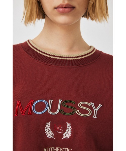 MOUSSY(マウジー)の「【ZOZO・一部店舗限定】MOUSSY OUTLINE プルオーバー(スウェット・レディース・ブラック/マジェンタ/ホワイト・FREE)」の21枚目の写真