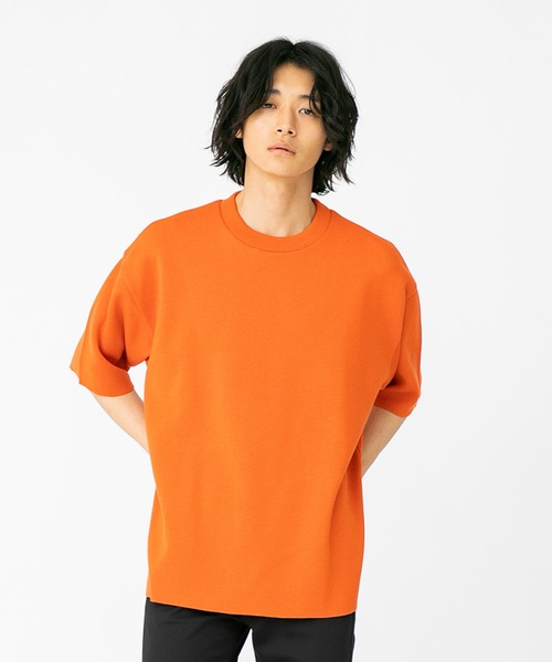 STUDIOUS(ステュディオス)の「【STUDIOUS】ウォッシャブルミラノリブサマーニットTシャツ【ZOZO限定アイテム】(ニット/セーター・メンズ・ホワイト/ブラック/ベージュ/グレー/ブルー/オレンジ/サックスブルー/ホワイト×ブラック/ネイビー/レンガ・1/2/3)」の10枚目の写真