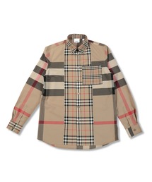 BURBERRY PLAID STRETCH COTTON SHIRTS バーバリー チェック コットン ストレッチ ポプリン シャツ