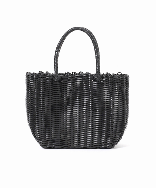 Le Voyage en Panier(ルヴォヤージュアンパニエ)の「【Le voyage en panier/ルヴォヤージュアンパニエ 】PVC Bag:かごバッグ(かごバッグ・レディース・ブラック/ブラウン・FREE)」の8枚目の写真