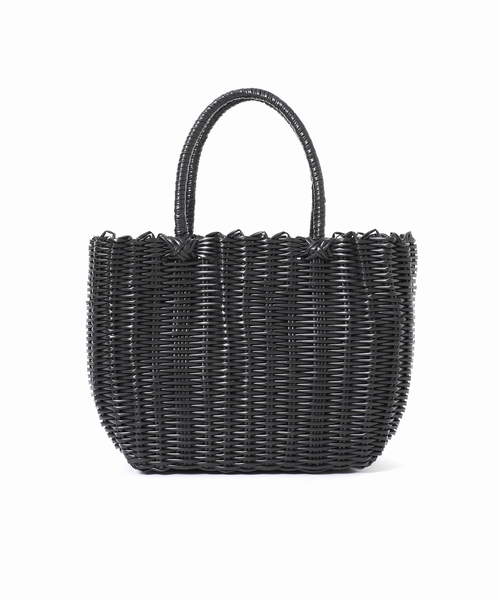 Le Voyage en Panier(ルヴォヤージュアンパニエ)の「【Le voyage en panier/ルヴォヤージュアンパニエ 】PVC Bag:かごバッグ(かごバッグ・レディース・ブラック/ブラウン・FREE)」の10枚目の写真
