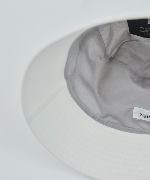 KIJIMA TAKAYUKI(キジマ タカユキ)の「VENTILE BUCKET HAT(ハット・メンズ・ブラック/ホワイト・2/3)」の9枚目の写真
