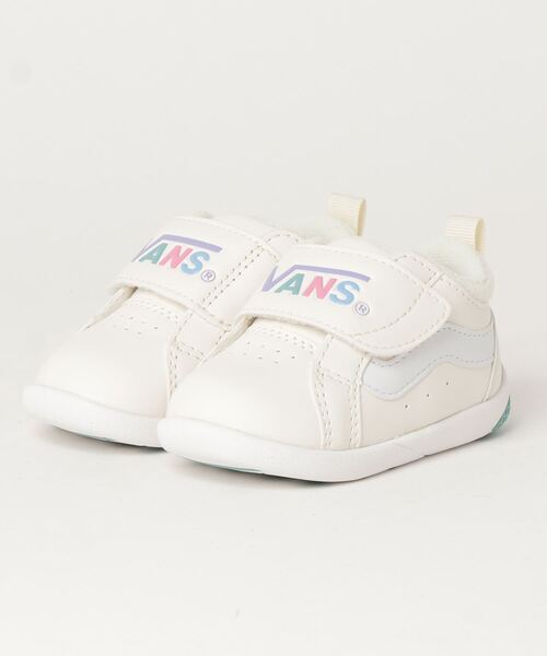 VANS(バンズ)の「VANS ヴァンズ FABLE EZ(12-14) フェイブル イージー V2135B EZ NATURAL(スニーカー・キッズ・ホワイト・12.5/13/13.5/14/12)」の1枚目の写真