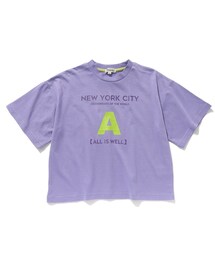 SHOO・LA・RUE | 【110-140cm/接触冷感】五分袖BIGプリントTシャツ(Tシャツ/カットソー)