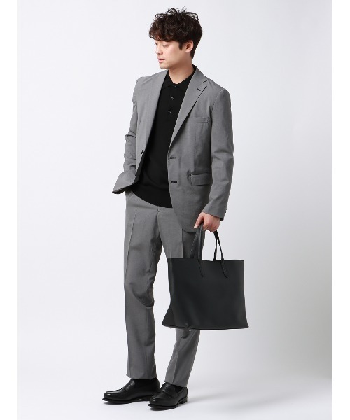 SUIT SQUARE(スーツスクエア)の「最高パンツ テーパードパンツ ウォッシャブル NON IRON ストレッチ RS07-S セットアップ(スーツパンツ・メンズ・ネイビー系/グレー系・5L/4L/3L/LL/L/M/S)」の5枚目の写真