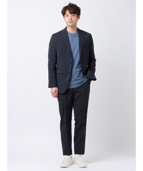 SUIT SQUARE(スーツスクエア)の「最高パンツ テーパードパンツ ウォッシャブル NON IRON ストレッチ RS07-S セットアップ(スーツパンツ・メンズ・ネイビー系/グレー系・5L/4L/3L/LL/L/M/S)」の8枚目の写真