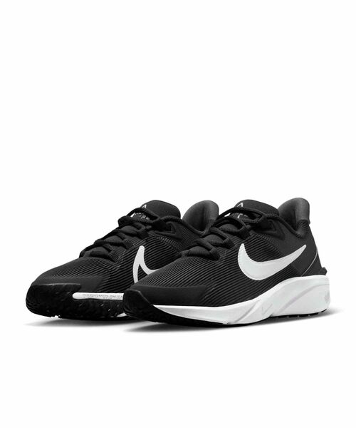 NIKE(ナイキ)の「ナイキ スター ランナー 4 ジュニア ロード ランニングシューズ / Nike Star Runner 4 Big Kids' Road Running Shoes DX7615-001 Black(スニーカー・キッズ・ブラック・24/22.5/24.5/25/23/23.5)」の7枚目の写真