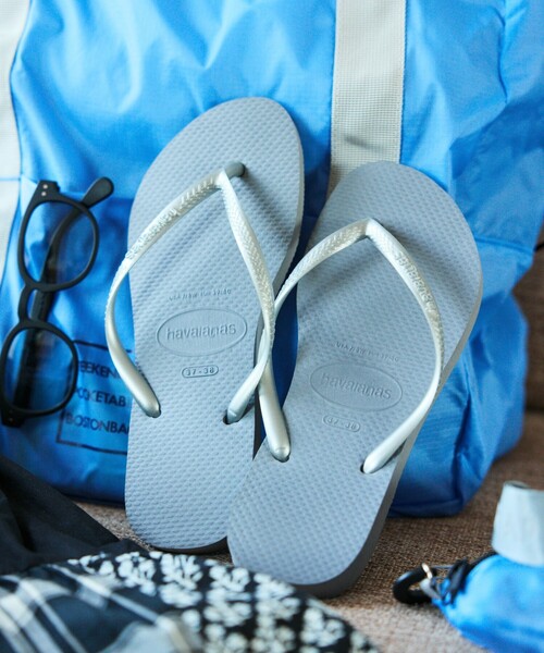havaianas(ハワイアナス)の「havaianas/ハワイアナス SLIM サンダル ラバービーチサンダル(サンダル・レディース・ブラック/シルバー/ホワイト/ピンク/ゴールド/ベージュ/ネイビー・22cm/23.0cm/24.0cm)」の17枚目の写真
