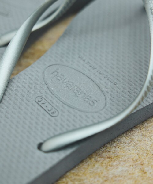 havaianas(ハワイアナス)の「havaianas/ハワイアナス SLIM サンダル ラバービーチサンダル(サンダル・レディース・ブラック/シルバー/ホワイト/ピンク/ゴールド/ベージュ/ネイビー・22cm/23.0cm/24.0cm)」の20枚目の写真