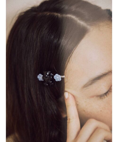 merry jenny(メリージェニー)の「acrylic bear hair pin(ヘアピン・レディース・クリア/ブラウン/ブラック・FREE)」の7枚目の写真