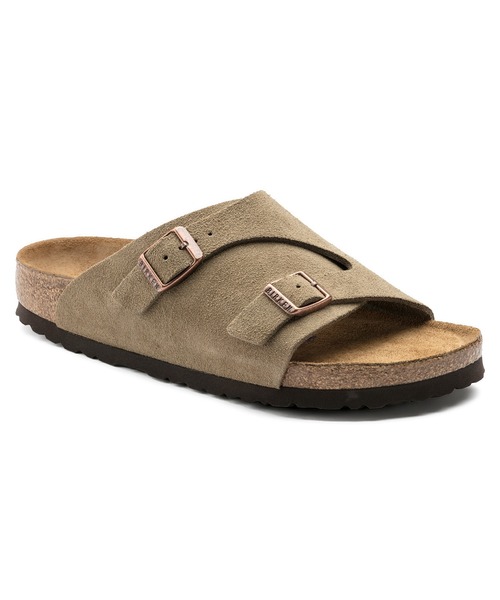 BIRKENSTOCK(ビルケンシュトック)の「Zurich Suede Soft Footbed 【レギュラー幅】 ユニセックス(サンダル・メンズ・ベージュ/モカ/ブラック/キャメル・42/40/41/43/39/44)」の12枚目の写真