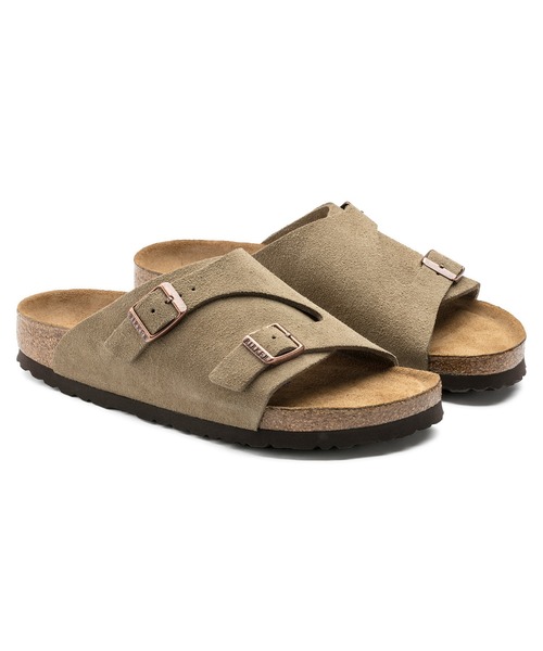 BIRKENSTOCK(ビルケンシュトック)の「Zurich Suede Soft Footbed 【レギュラー幅】 ユニセックス(サンダル・メンズ・ベージュ/モカ/ブラック/キャメル・42/40/41/43/39/44)」の14枚目の写真