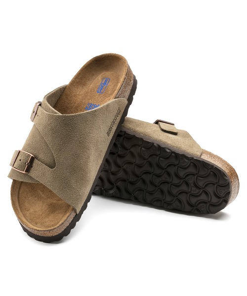 BIRKENSTOCK(ビルケンシュトック)の「Zurich Suede Soft Footbed 【レギュラー幅】 ユニセックス(サンダル・メンズ・ベージュ/モカ/ブラック/キャメル・42/40/41/43/39/44)」の15枚目の写真