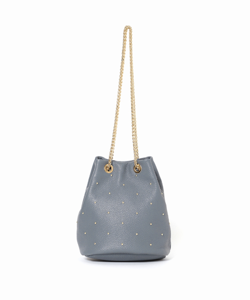 MARLON FIRENZE(マーロンフィレンツェ)の「【MARLON FIRENZE/マルロン】スタッズチェーンBAG:バッグ(クラッチバッグ・レディース・ブラック/ブラウン系その他/ブルー・FREE)」の19枚目の写真