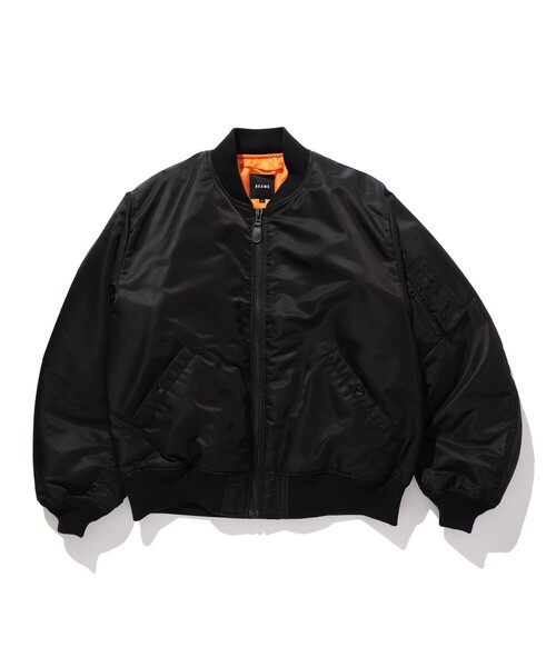 BEAMS(ビームス)の「リラックスフィット THERMOLITE(R) MA-1 (撥水)(MA-1・メンズ・ブラック/オリーブ/ライトグレー/ネイビー/ブラウン・SMALL/MEDIUM/LARGE/X-LARGE)」の15枚目の写真