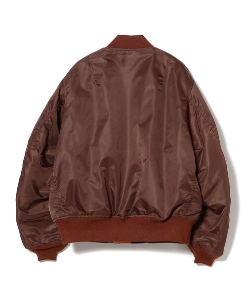 BEAMS(ビームス)の「リラックスフィット THERMOLITE(R) MA-1 (撥水)(MA-1・メンズ・ブラック/オリーブ/ライトグレー/ネイビー/ブラウン・SMALL/MEDIUM/LARGE/X-LARGE)」の12枚目の写真