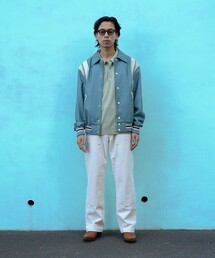 VAPORIZE / Denim Double Knee Pants