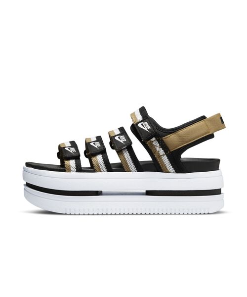 NIKE(ナイキ)の「ナイキ アイコン クラシック ウィメンズサンダル / 厚底 / Nike Icon Classic Women's Sandals<22-29cm 展開>(サンダル・レディース・ブラック系その他3/シルバー/ブラック系その他2/ホワイト/クリーム/ライトピンク/ブラウン系その他2/グリーン系その他2・23/24/25/26/27/28/22/29)」の4枚目の写真