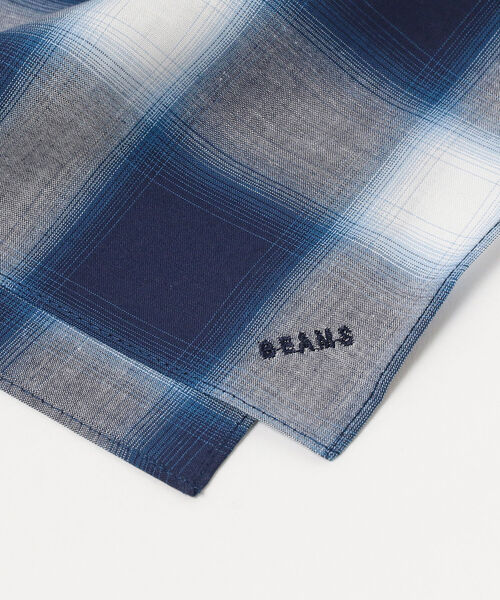 BEAMS / オンブレチェック ハンカチーフの6枚目の写真