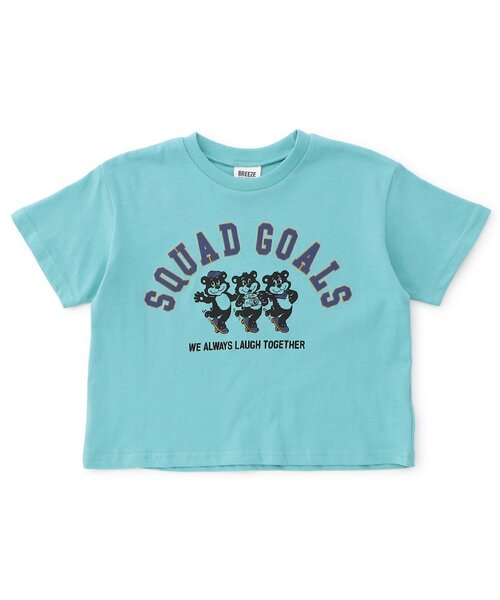 BREEZE(ブリーズ)の「グラフィックバリエーション半袖Tシャツ(Tシャツ/カットソー・キッズ・ブラック/アイボリー/サックスブルー/ピンク/レインボー/ライム/レッド/サーモンピンク/チャコール/キナリ/ミント/ネイビー/オレンジ/パープル/イエロー/ブルー/グレー/レモンイエロー/オフホワイト/ローズ・80/90/100/110/120/130/140/150)」の11枚目の写真