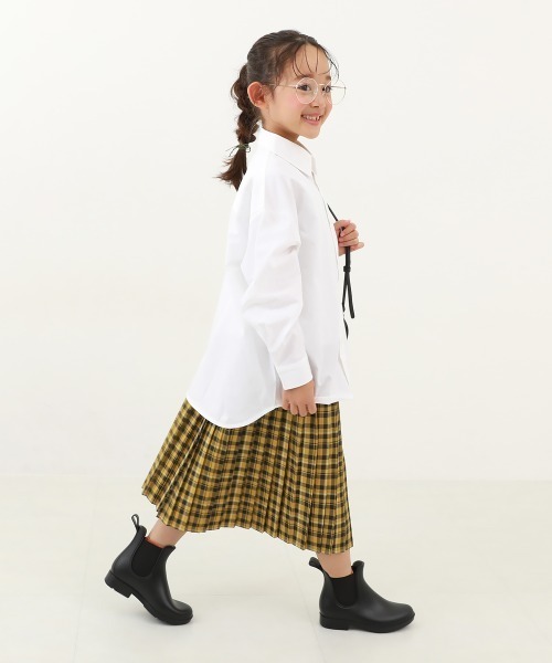 ビッグシルエット カラー ストライプシャツの5枚目の写真