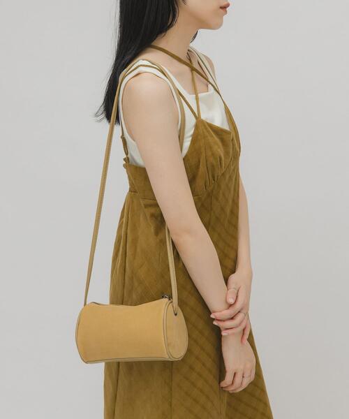 KBF(ケイビーエフ)の「ステッチデザインベロアミニBAG(ショルダーバッグ・レディース・ベージュ/ブラウン/ブラック・ONE)」の14枚目の写真