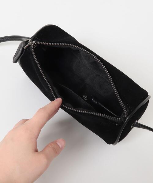 KBF(ケイビーエフ)の「ステッチデザインベロアミニBAG(ショルダーバッグ・レディース・ベージュ/ブラウン/ブラック・ONE)」の13枚目の写真