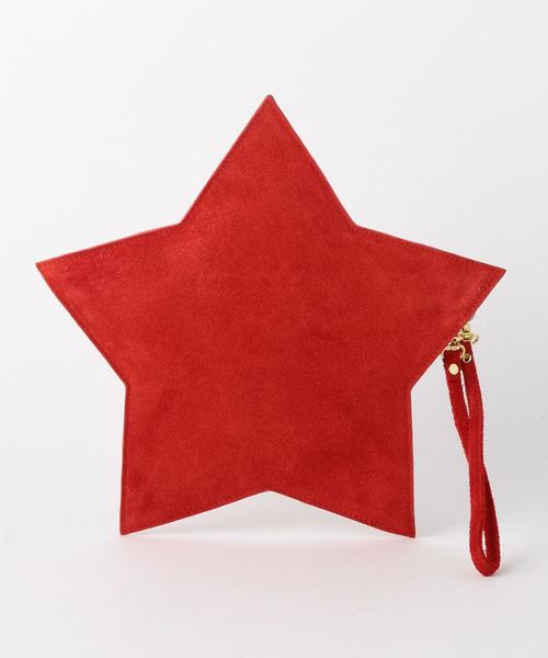 Another Edition(アナザーエディション)の「CASSELINIスタークラッチ/CASSELINI STR CLT◆(ショルダーバッグ・レディース・ブラック/レッド・FREE)」の2枚目の写真
