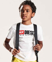 DIESEL（ディーゼル）Kids & Junior ブランドロゴプリント半袖Tシャツカットソー