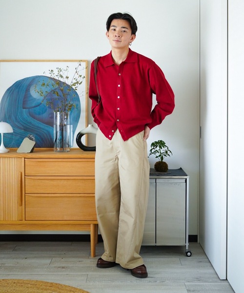 ZOZOMARKET(ゾゾマーケット)の「ZOZOMARKET by idaka - ツイストワークチノパンツ(チノパンツ・メンズ・ベージュ・マルチサイズ)」の6枚目の写真