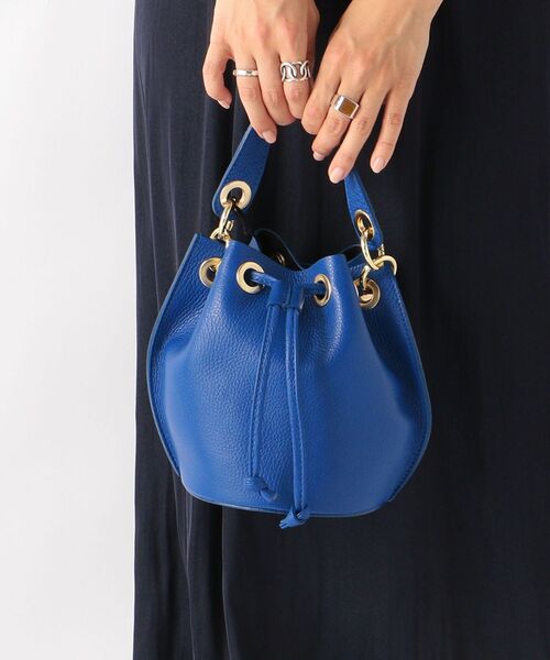 MARCO BIANCHINI(マルコビアンチーニ)の「MARCO BIANCHINI:巾着2WAYバッグ(ハンドバッグ・レディース・ブラック/ベージュ/グリーン/ブルー・ONE SIZE)」の15枚目の写真