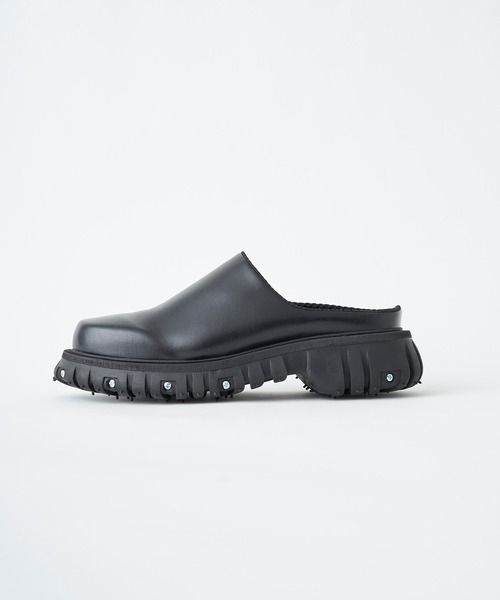 CANNABIS(カンナビス)の「PHILEO 017 - MASSIVE MULE (017S22VB)(ドレスシューズ・メンズ・ブラック・41/40/43/42)」の1枚目の写真