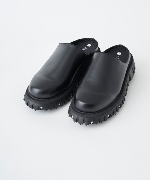CANNABIS(カンナビス)の「PHILEO 017 - MASSIVE MULE (017S22VB)(ドレスシューズ・メンズ・ブラック・41/40/43/42)」の12枚目の写真