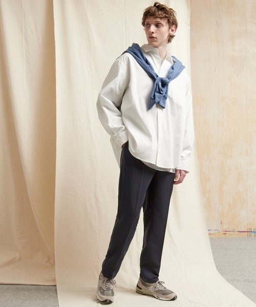 EMMA CLOTHES(エマクローズ)の「TRストレッチスリムテーパードスラックス EMMA CLOTHES(スラックス・メンズ・ブラック系その他/ブラック/ネイビー/ブラウン/チャコールグレー/ベージュ/グレー/ベージュ系その他/ブラウン系その他/ブラウン系その他3/グリーン系その他/ベージュ系その他3/ブルー系その他2/ブラウン系その他4/ダークブラウン/ブラウン系その他5/ブルー/スモークグレー/イエロー系その他/ダークパープル/サックスブルー/ライラック/ブラウン系その他6/アイボリー/グレイッシュブルー/イエロー・L/M/S/XL/XS)」の18枚目の写真