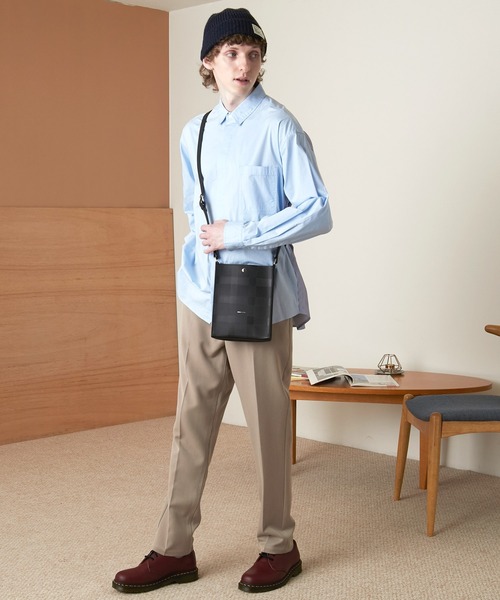 EMMA CLOTHES(エマクローズ)の「TRストレッチスリムテーパードスラックス EMMA CLOTHES(スラックス・メンズ・ブラック系その他/ブラック/ネイビー/ブラウン/チャコールグレー/ベージュ/グレー/ベージュ系その他/ブラウン系その他/ブラウン系その他3/グリーン系その他/ベージュ系その他3/ブルー系その他2/ブラウン系その他4/ダークブラウン/ブラウン系その他5/ブルー/スモークグレー/イエロー系その他/ダークパープル/サックスブルー/ライラック/ブラウン系その他6/アイボリー/グレイッシュブルー/イエロー・L/M/S/XL/XS)」の16枚目の写真