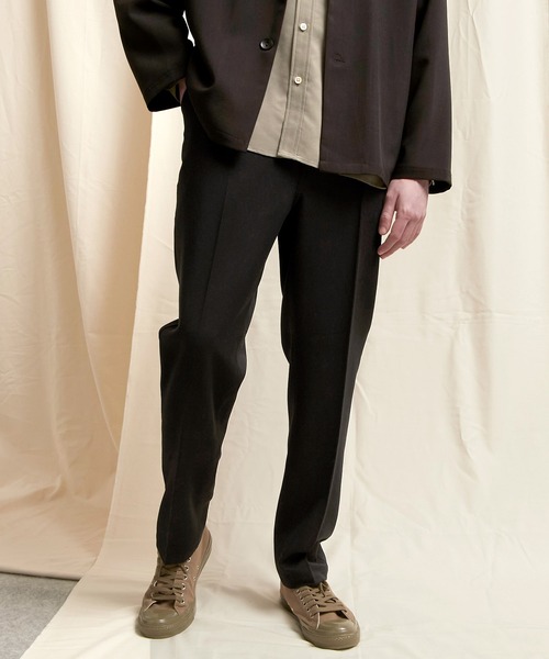 EMMA CLOTHES(エマクローズ)の「TRストレッチスリムテーパードスラックス EMMA CLOTHES(スラックス・メンズ・ブラック系その他/ブラック/ネイビー/ブラウン/チャコールグレー/ベージュ/グレー/ベージュ系その他/ブラウン系その他/ブラウン系その他3/グリーン系その他/ベージュ系その他3/ブルー系その他2/ブラウン系その他4/ダークブラウン/ブラウン系その他5/ブルー/スモークグレー/イエロー系その他/ダークパープル/サックスブルー/ライラック/ブラウン系その他6/アイボリー/グレイッシュブルー/イエロー・L/M/S/XL/XS)」の3枚目の写真