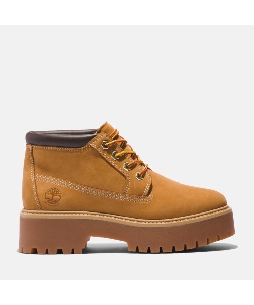 Timberland(ティンバーランド)の「レディース ストーン ストリート ウォータープルーフ ミッド ブーツ(ブーツ・レディース・ウィート・23.0cm/24.0cm/22.5cm/25.0cm/24.5cm/23.5cm/25.5cm/26.0cm)」の1枚目の写真