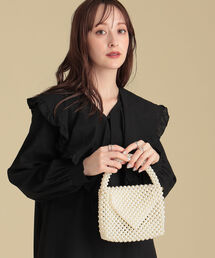 Ray BEAMS | blicenscell × Ray BEAMS / 別注 ビーズバッグ(メッセンジャーバッグ)